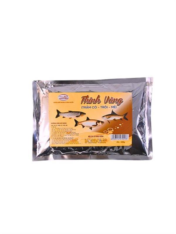 Mồi Thính Vàng - Mồi câu cá Trắm Cỏ (500g)